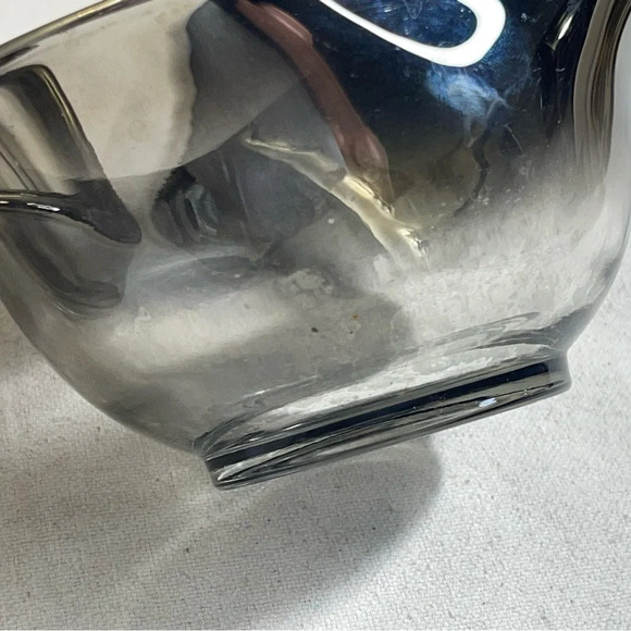 Silver Fade Nut Candy Bowls (2) Dorothy Thorpe Style MCM Vintage Mid Century - Picture 7 of 9